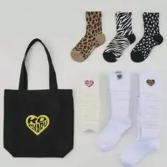 KOGYARU　コギャル 靴下　福袋　ルーズ レッグウォーマー　トート　ギャル