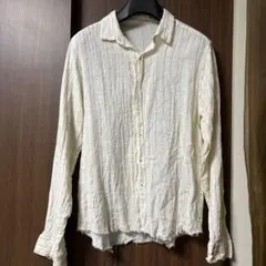 AND A アイボリー コットンシャツ M