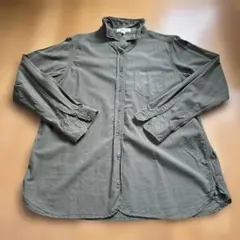 ニコアンド変形襟長袖ブラウス