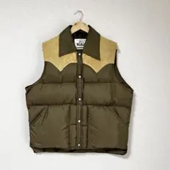 Woolrich ウールリッチ 70s ダウンベスト スエードヨーク
