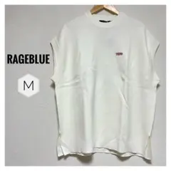 新品♡レイジブルー　メンズ　袖なし　ニット　ベスト　ホワイト　春のサムネイル