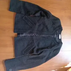 TO BE CHIC ノーカラージャケット ブラック