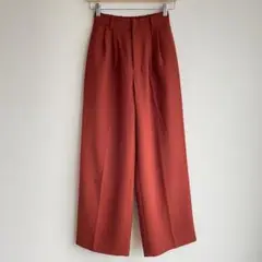 ラグアジェム タック ストレートパンツ センタープレス ワイドパンツ ゆるだぼ