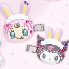 サンリオ　クロミ　コラボ　前髪クリップ