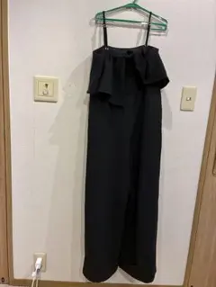 BONLECIL noir フリル付きオールインワン M ブラック