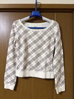 Burberry チェック柄 スウェット トレーナー　ノヴァチェックのサムネイル