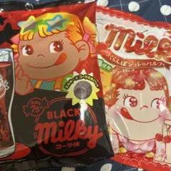 不二家　ミルキー　コーラ味　さくらんぼジュレのパルフェ