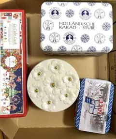 お菓子の 空缶 空き箱 セット