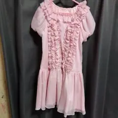 「超美品」メゾピアノフリルワンピース１３０cm