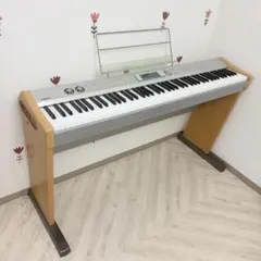 CASIO カシオ 電子ピアノ PL-40R 88鍵盤 スタンド付　ペダル　木目