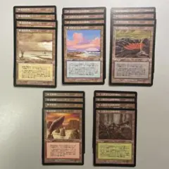 MTG マスクス 枯渇ランド 日本語 全種 各4枚