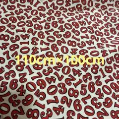 コットン生地　数字
