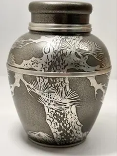 錫 茶筒 薩摩 さつま 朝日堂 金属工芸品 鹿児島 茶道具 A080030 - メルカリ