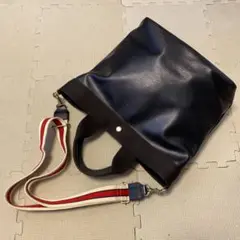 【美品】トプカピ　リプル　2wayトートバッグ　ネオレザー　ブラック