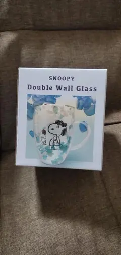 スヌーピー　ダブルウォールグラス