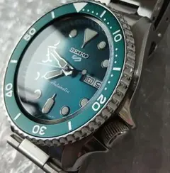 SEIKO５スポーツ（グリーンハルク）セラミックベゼル、サファイヤクリスタルなど SEIKO5スポーツ（グリーンハルク）セラミックベゼル、サファイヤ