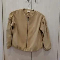 SERAPH キッズ ジップアップ ジャケット ベージュ 130