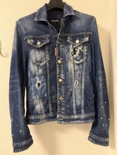 DSQUARED2ディースクエアード デニムジャケットGジャン ダメージ加工48