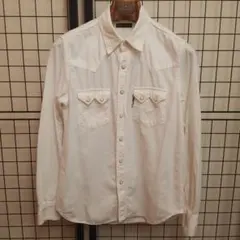 BLUE BLUE Western L/S White Denim Shirts