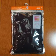 UNIQLO HEATTECH UネックT(八分袖) ブラック Sサイズ