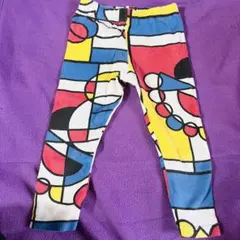 HYSTERIC MINI ヒスミニ 総柄 コンポジション 7分丈 レギンス