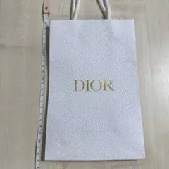 Dior ショップ袋 ホワイト 横14.5cm× 縦22.5cm