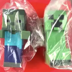 MINECRAFT マインクラフト　BIGソフビコレクション　クリーパー　ゾンビ