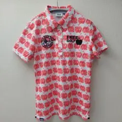 【超美品】FILA GOLF りんご柄ポロシャツ M