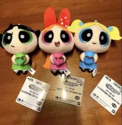パワーパフガールズ　ぬいぐるみマスコット　Sweets Time 全3種セット