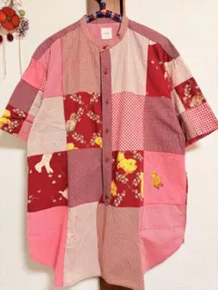 Karl Helmut カールヘルム　パッチワーク シャツ　ピンクハウス