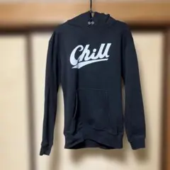 グリルブース　パーカー　黒　Chill 美品