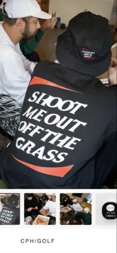 キャプテンズヘルムゴルフ SHOOT ME OUT PULLOVER 黒