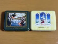 2個セット ディズニーランドホテル ホテルミラコスタ アメニティ 缶 ケース