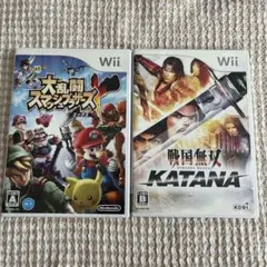 大乱闘スマッシュブラザーズ X &戦国無双KATANA Wiiソフト2点セット