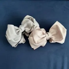 リボン　バナナクリップ　　新品、未使用