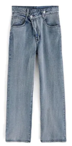 GRL アシンメトリー ストレートデニム Sサイズ　未使用タグ付き