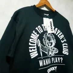 新品　チャッキー（Chucky）トレーナー　裏起毛　XL　メンズ　黒色