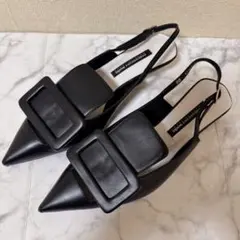 RABOKIGOSHI works バックストラップパンプス ブラックのサムネイル