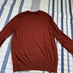 オレンジ ニット