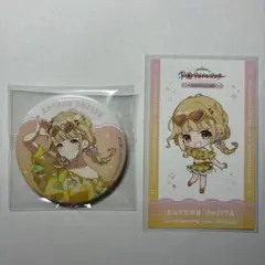 学マス　スイパラ　藤田ことね　缶バッジ　イラストカード