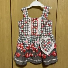 ハンドメイド　ジャンパースカート　ワンピース　チュニック　110くらい　双子