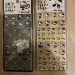 国内正規品　【即発送】キティ　ギャル　ヒョウ柄　タイルシール　カットピース