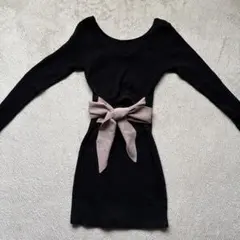 GYDA バックリボンテレコミニワンピ