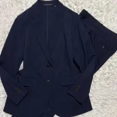 ✨未使用級/L✨ユニクロ 感動スーツ ウールライク ウォッシャブル 近年モデル
