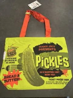 トレーダージョーズ　ピクルス柄エコバッグ　Trader Joe's 新品未使用