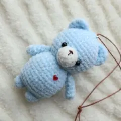 ラ*꙳様 いなりのあみぐるみ　モール　くま　M