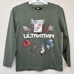 ウルトラマン 長袖カットソー オリーブグリーン