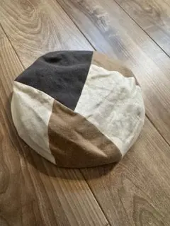 パッチワーク ベレー帽 58.5cm