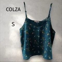 COLZA＊コルザ 花柄 キャミソール【S】グリーン レース キャミ ハニーズのサムネイル