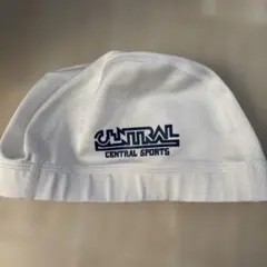 CENTRAL SPORTS 水泳帽 白　L